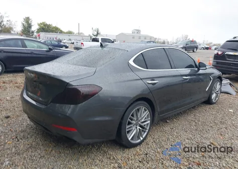 2021 Genesis G70 2.0T Awd z USA, uszkodzony, nr VIN KMTG34LA8MU072372